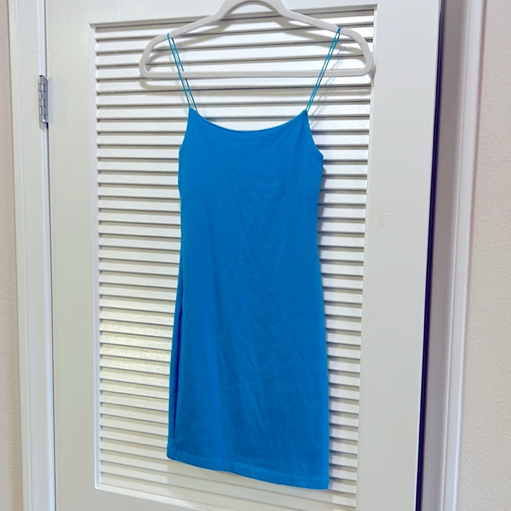 Zara blue tank dress